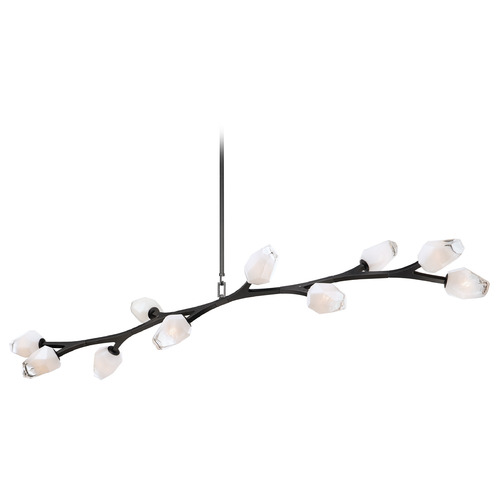 Blossom 70.50-Inch LED Linear Pendant in Black by ET2 Lighting