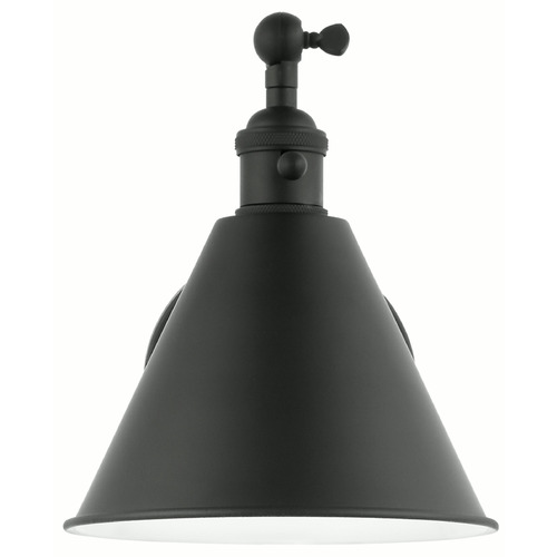 Visual Comfort Studio Collection Chapman & Myers Salem Midnight Black Swing Arm Lamp