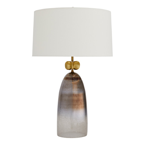 Haley 31-Inch Lamp in Smoke Luster Ombre & Brass by Arteriors Home
