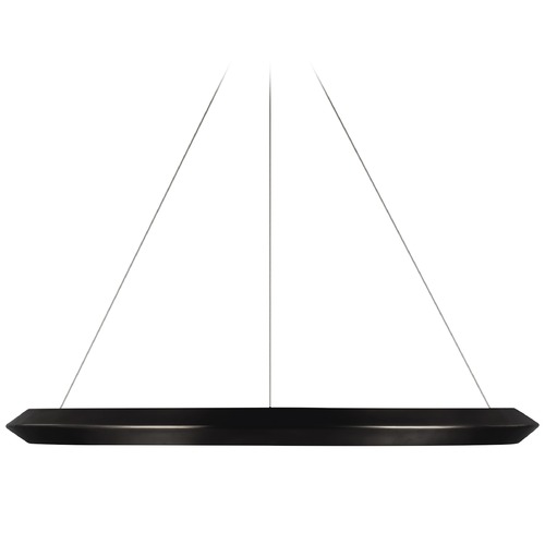 Peter Bristol Encircle 28-Inch Chandelier in Bronze by Visual Comfort Signature