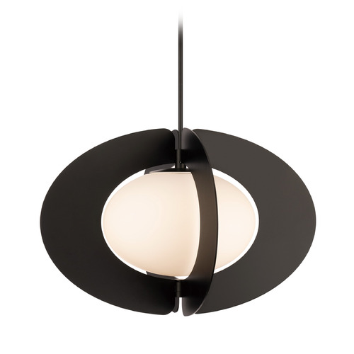 Modern Forms by WAC Lighting Echelon 24-Inch LED Pendant in Black by Modern Forms PD-94324-BK