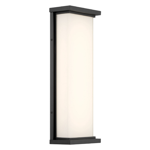 George Kovacs Lighting George Kovacs Caption Sand Coal LED Outdoor Wall Light P5562-066-L