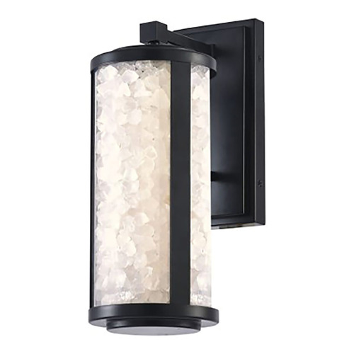 Salt Creek LED Outdoor Wall Light in Coal Black by Minka Lavery