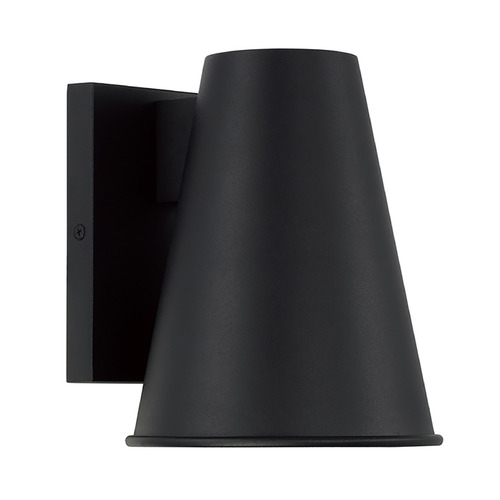 Yardley Small Outdoor Wall Light in Black by Capital Lighting