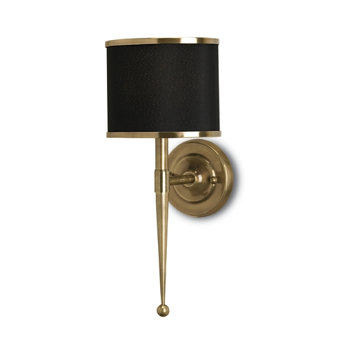 Mid-Century Modern Wall Lamp Brass Primo by Currey and Company Lighting