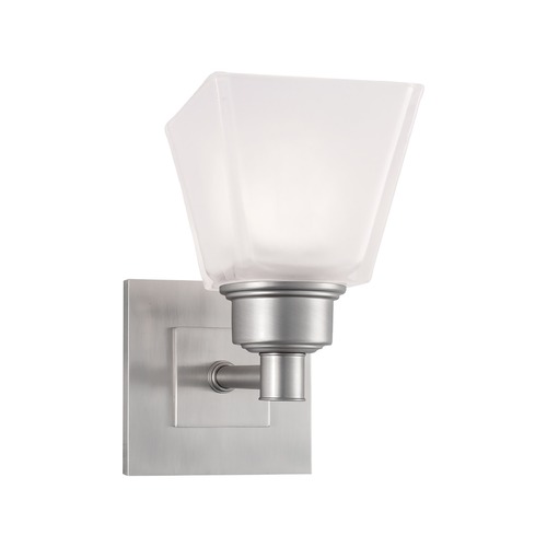 Norwell Lighting Norwell Lighting Matthew Brush Nickel Sconce 9635-BN-SQ