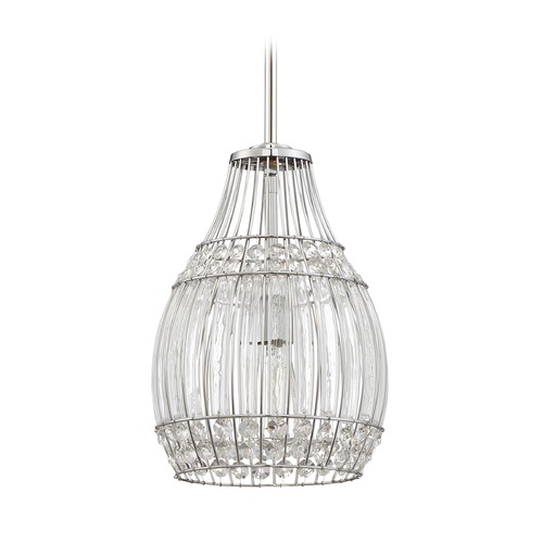 Craftmade Lighting 9-Inch Chrome Pendant by Craftmade Lighting P595CH1