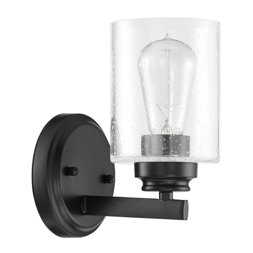 Bolden Flat Black Sconce by Craftmade Lighting