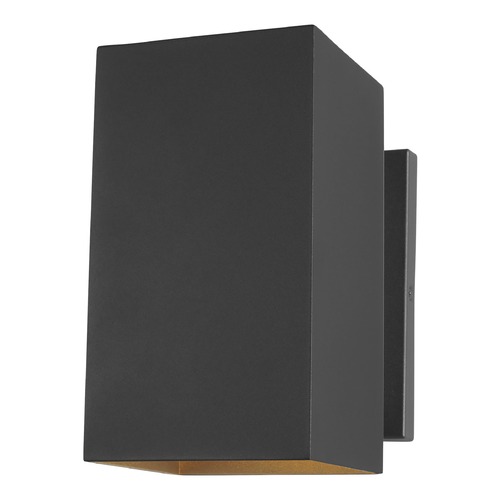 Pohl Black Outdoor Wall Light by Visual Comfort Studio