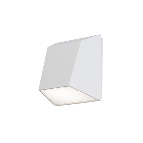 Atlantis 6-Inch Outdoor LED Wall Light in White 3500K 3CCT by WAC Lighting