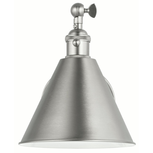 Visual Comfort Studio Collection Chapman & Myers Salem Brushed Nickel Swing Arm Lamp