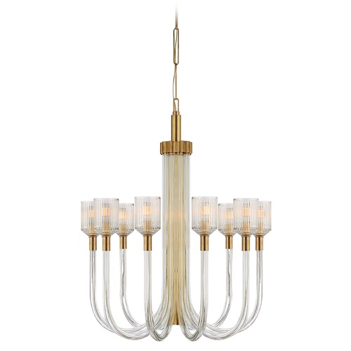 Visual Comfort Signature Collection Kelly Wearstler Reverie Chandelier in Antique Brass by Visual Comfort Signature KW5401CRBAB
