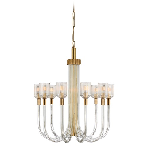 Kelly Wearstler Reverie Chandelier in Antique Brass by Visual Comfort Signature