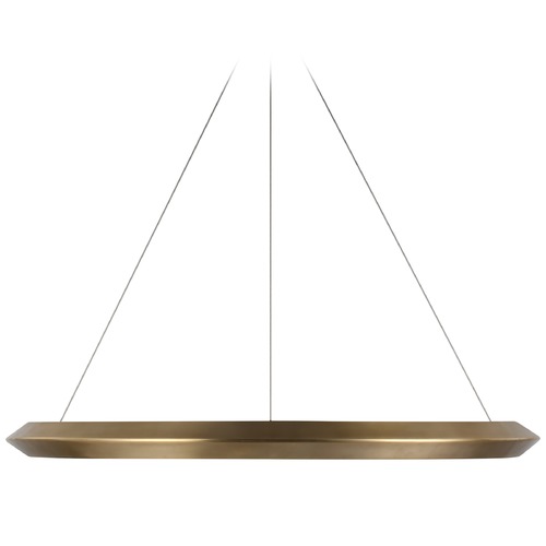 Visual Comfort Signature Collection Peter Bristol Encircle 28-Inch Chandelier in Brass by Visual Comfort Signature PB5150NB