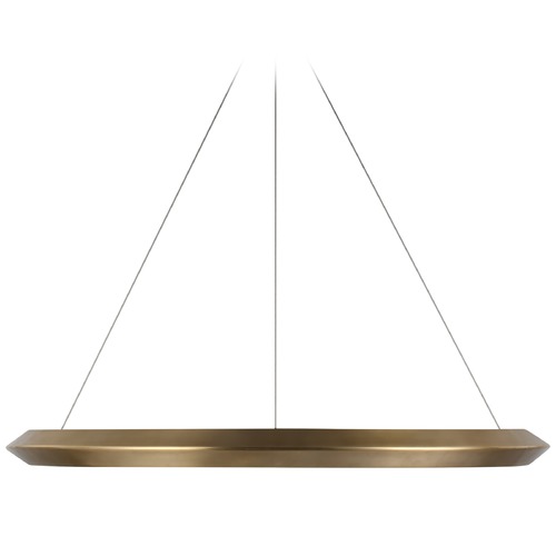 Peter Bristol Encircle 28-Inch Chandelier in Brass by Visual Comfort Signature