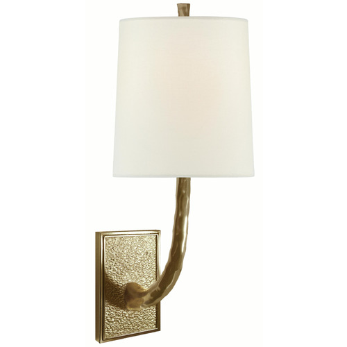 Visual Comfort Signature Collection Barbara Barry Lyric Branch Soft Brass Sconce