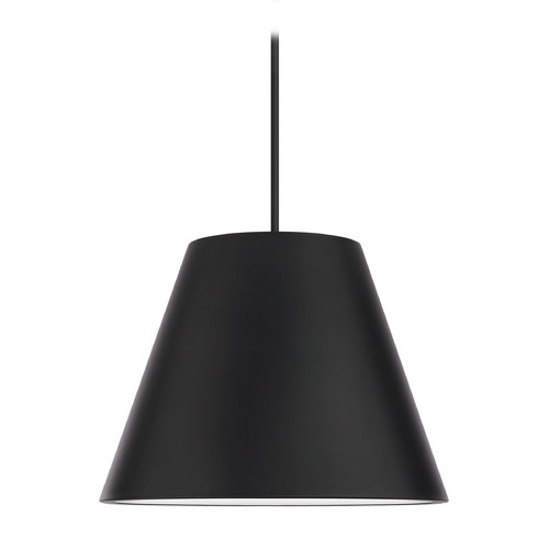 Modern Forms by WAC Lighting Myla 20-Inch 3000K Wet LED Pendant in Black by Modern Forms PD-W24320-30-BK