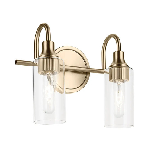Kichler Lighting Kavi 2-Light Bath Light in Champagne Bronze by Kichler Lighting 55210CPZ