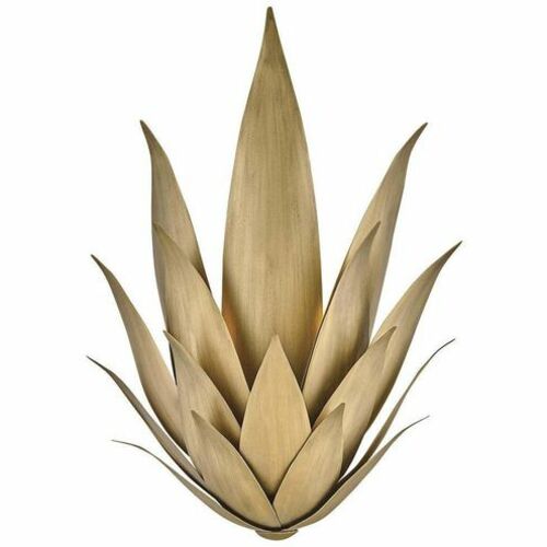 Agave 2-Light Wall Sconce in Burnished Gold by Fredrick Ramond