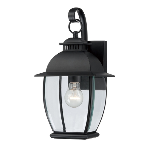 Quoizel Lighting Bain Outdoor Wall Light in Mystic Black by Quoizel Lighting BAN8407K