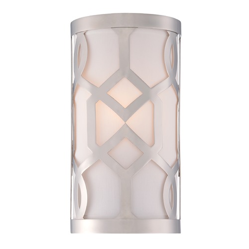 Crystorama Lighting Crystorama Lighting Jennings Polished Nickel Sconce 2262-PN