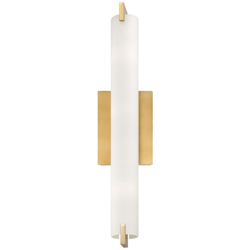 Tube Honey Gold LED Sconce by George Kovacs