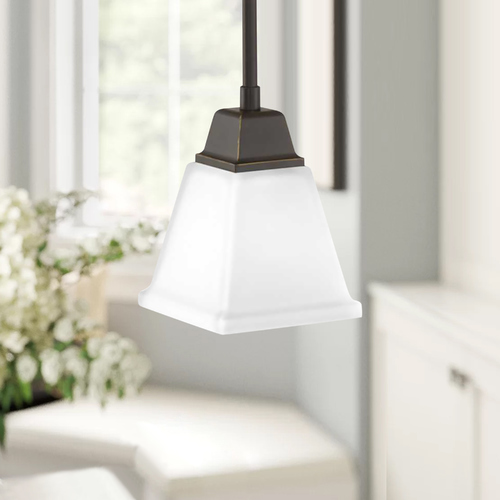 Clifton Heights Antique Bronze Mini Pendant by Progress Lighting