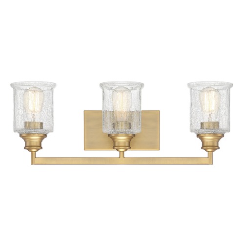Hampton 24-Inch Warm Brass Bathroom Light by Savoy House
