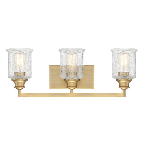 Savoy House Hampton 24-Inch Warm Brass Bathroom Light by Savoy House 8-1972-3-322