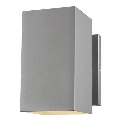 Pohl Painted Brushed Nickel Outdoor Wall Light by Visual Comfort Studio