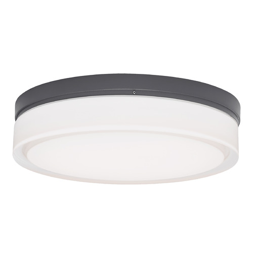Visual Comfort Modern Collection Sean Lavin Cirque Large Outdoor Flush Mount in Charcoal by VC Modern 700OWCQL930H120