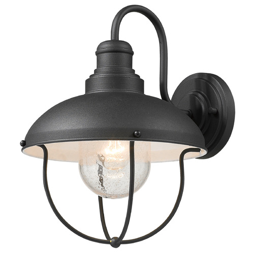 Ansel Black Outdoor Wall Light by Z-Lite