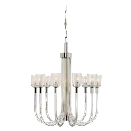 Visual Comfort Signature Collection Kelly Wearstler Reverie Chandelier in Nickel by Visual Comfort Signature KW5401CRBPN