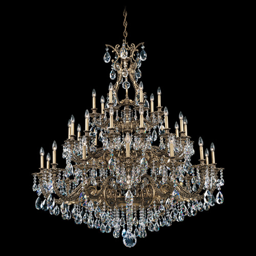 Sophia Florentine Bronze Crystal Chandelier by Schonbek Lighting