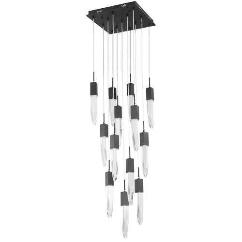 Original Aspen 13-Light LED Multi-Light Pendant in Black by Avenue Lighting