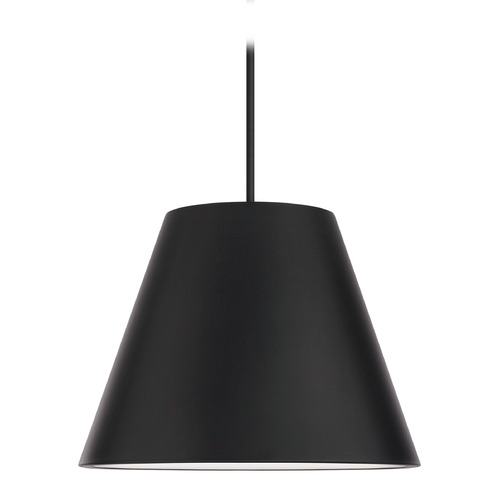 Modern Forms by WAC Lighting Myla 20-Inch 3500K Wet LED Pendant in Black by Modern Forms PD-W24320-35-BK