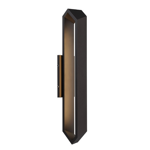 George Kovacs Lighting George Kovacs Pitch Coal LED Outdoor Wall Light P1210-066-L