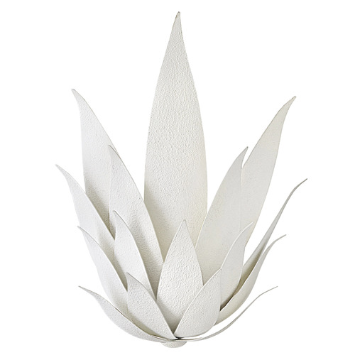 Fredrick Ramond Agave 2-Light Wall Sconce in Textured Plaster by Fredrick Ramond FR30810TXP
