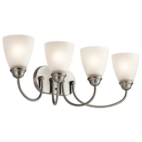 Kichler Lighting Jolie 28-Inch Vanity Light in Brushed Nickel by Kichler Lighting 45640NI