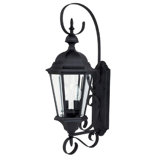 Capital Lighting Carriage House 27-Inch Outdoor Wall Light in Black by Capital Lighting 9722BK