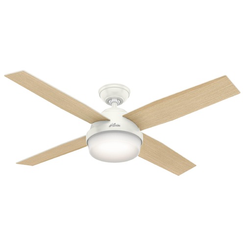 Dempsey Fresh White LED Ceiling Fan by Hunter Fan Company