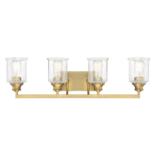 Savoy House Hampton 32-Inch Warm Brass Bathroom Light by Savoy House 8-1972-4-322