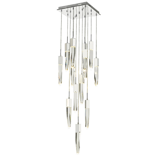 Original Aspen 13-Light LED Multi-Light Pendant in Chrome by Avenue Lighting