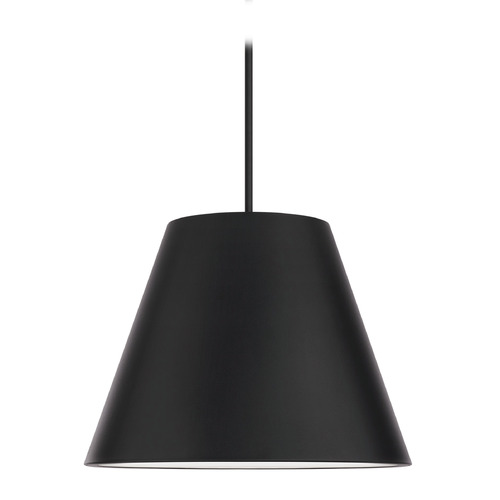 Modern Forms by WAC Lighting Myla 20-Inch 4000K Wet LED Pendant in Black by Modern Forms PD-W24320-40-BK