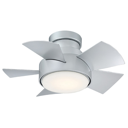 Modern Forms by WAC Lighting Modern Forms Vox Titanium Silver LED Ceiling Fan with Light FH-W1802-26L-TT