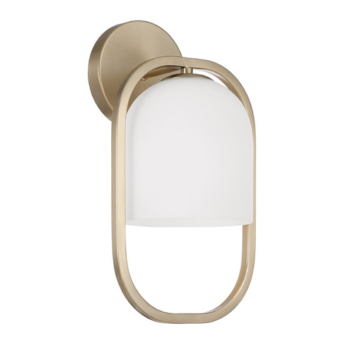 Zeek Capsule Wall Sconce in Matte Brass by Capital Lighting