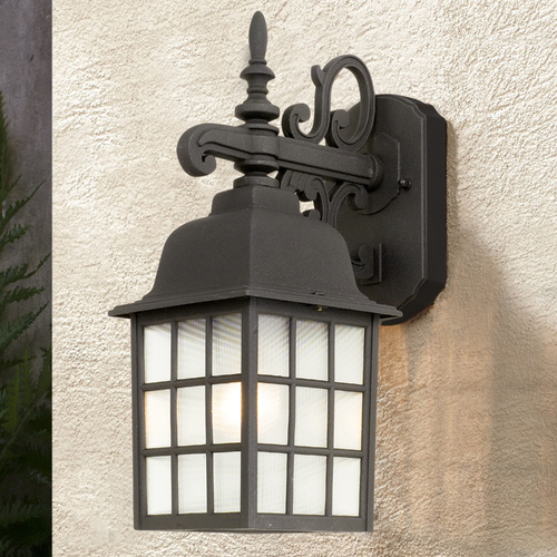 Design Classics Lighting Outdoor Wall Lantern 3344 BK