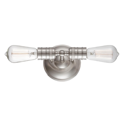 Sconce Wall Light in Brushed Nickel Finish