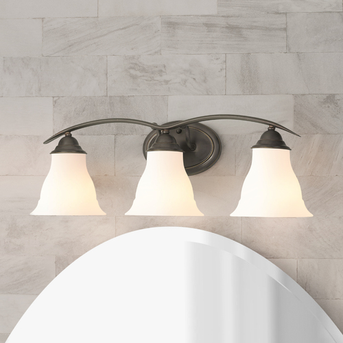 Trinity Bath Light in Antique Bronze by Progress Lighting