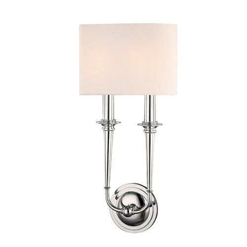 Hudson Valley Lighting Lourdes Polished Nickel Sconce by Hudson Valley Lighting 1232-PN